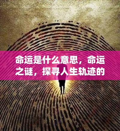 命运之谜，探寻人生轨迹的深层含义与意义