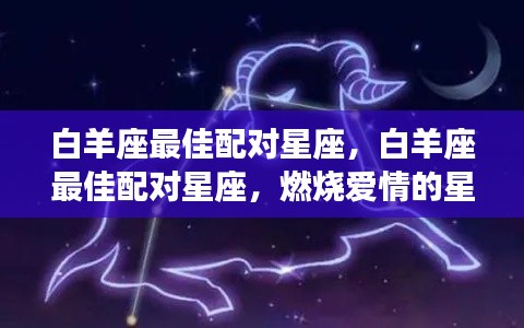 白羊座最佳配对星座组合,燃烧爱情的星座搭配