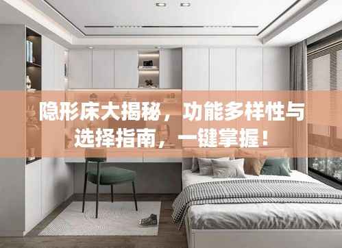 隐形床大揭秘,功能多样性与选择指南,一键掌握!
